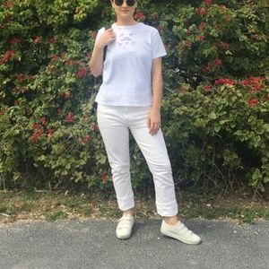 Bone White Everlane Modern Boyfriend Jeans size 28